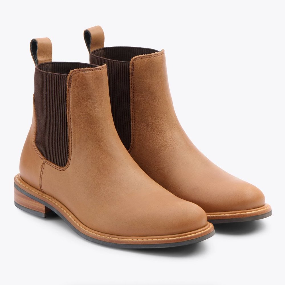 Nisolo Carmen Chelsea Boot - almond color